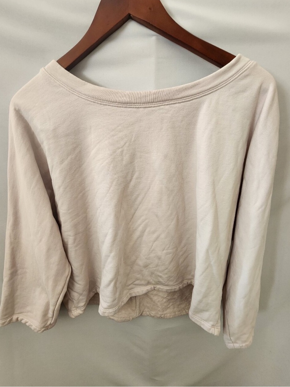 Eileen Fisher Garment-Dyed Organic Cotton Terry Bateau Neck Box-Top Soft Pink XS